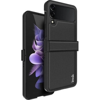 Image 1 of IMAK Калъф с Предпазител за Samsung Galaxy Z Flip 4, Imak Carbon Case, Черен (6957476867948)