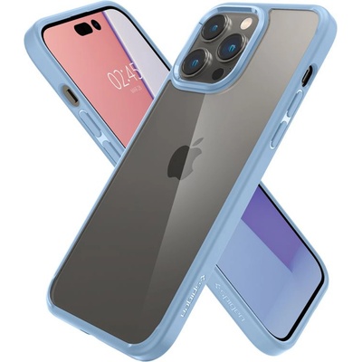 Spigen Гръб Spigen Crystal Hybrid за iPhone 14 Pro - Sierra blue