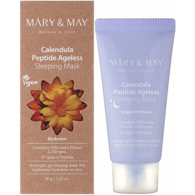 Mary & May Nočná maska na tvár Calendula Peptide Ageless Sleeping Mask - 30 g