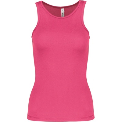 Kariban Tílko PA442 sportovní bez rukávu dámské COT20P442k5400-fluorescent Růžová fluorescent