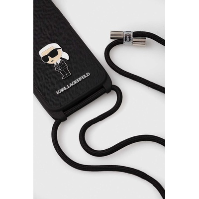 KARL LAGERFELD Кейс за телефон Karl Lagerfeld iPhone 15 6.1 (KLHCP15SSASKNPSK)