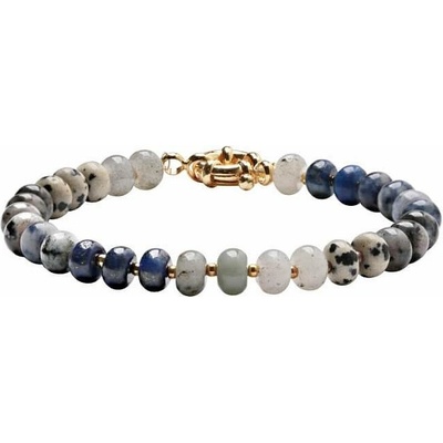 Nefertitis Lapis lazuli náramek mix polodrahokamů NF52765 18 cm