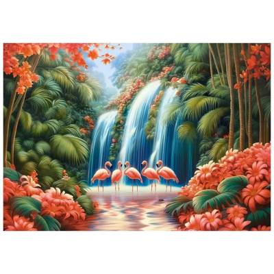 Castorland - Puzzle Flamingo Paradise - 500 piese