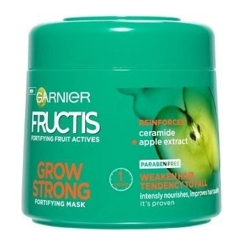 Garnier Fructis Grow Strong posilující maska pro slabé vlasy s tendencí vypadávat 300 ml