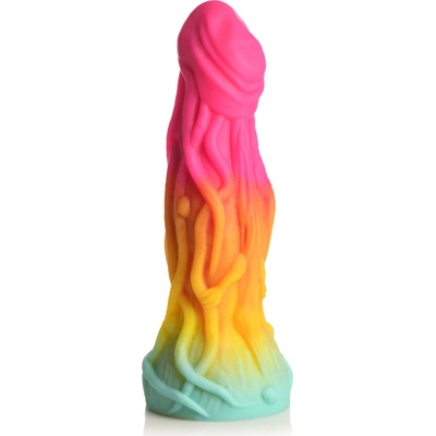 Creature Cocks Shape Shifter Alien Silicone Dildo Rainbow