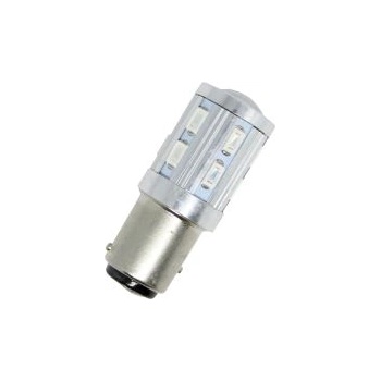 Диодна крушка ba15s с 16 ултраярки диода и лупа единична светлина Червен