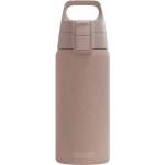 SIGG - Insulated drinking bottle - Thermos bottle Shield Therm One Dusk - carbonated drinks - leak-proof - dishwasher safe - BPA-free - 90% recycled stainless steel - warm gray - 0.5L - 6022.10