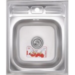 Mixxus z5060-06-160e (satin) кухненска мивка от неръждаема стомана (10030) Мивка за вграждане