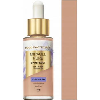 Max Factor Miracle Pure saténově matný make-up se středním krytím 10-30 Fair 30 ml