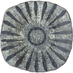 Bloomingville Сива глинена чиния за сервиране ø 32 cm Ramie - Bloomingville (82072693)