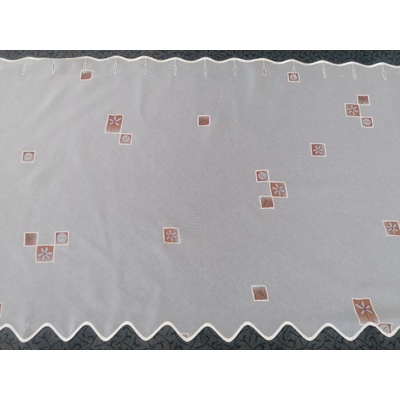 Záclona na vitrážku W872 / 070 70 cm