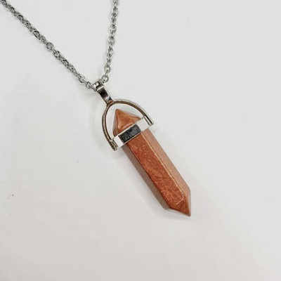 iŠperky Oceľový náhrdelník s kryštálom ID|319414