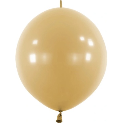 Amscan Balónky latexové spojovací dekoratérské Fashion mokka hnědé 30 cm