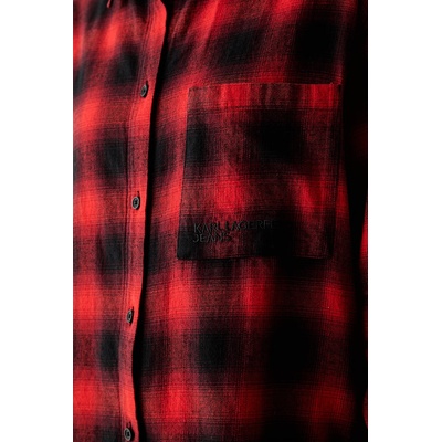 Karl Lagerfeld Jeans риза дамска от памук (B3W11032)