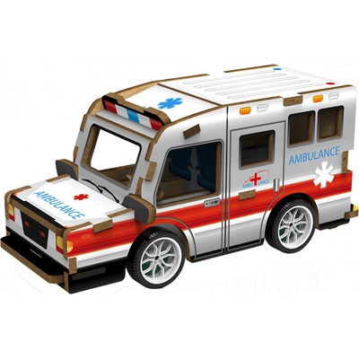 Wiky 3D puzzle dřevěné Sanitka 13 cm