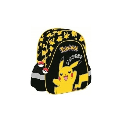 Školský batoh St. Majewski jednokomorový Pokémon malý čierny