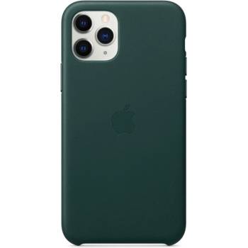 Apple Калъф за Apple iPhone 11 Pro Max, естествена кожа, Apple Leather Case MX0C2ZM/A, зелен (MX0C2ZM/A)