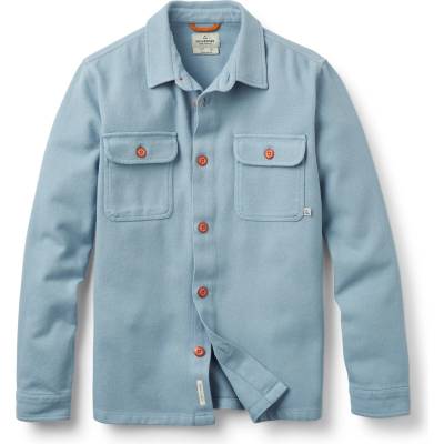 Passenger Мъжка риза с копчета Passenger Island Heavy Twill Shirt - Faded Denim (033-2667-0212)