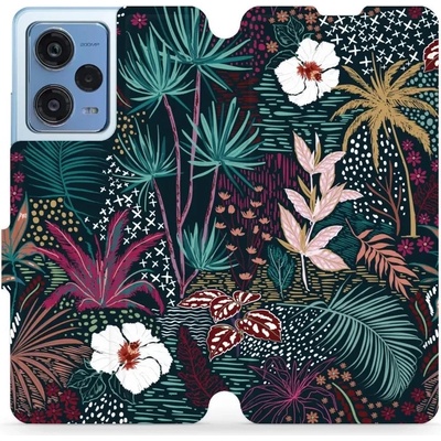 Mobiwear - Xiaomi Redmi Note 12 Pro 5G - VP13S Temná flóra