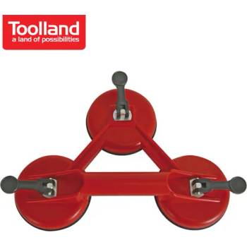 Image 1 of PEREL Вакуум за стъкло - троен 3 x 11.5 см / Toolland HSC3 / (PRL HSC3)