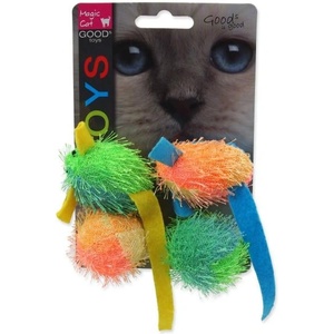 Magic Cat Играчка Magic Cat мишка и топка с котешка мента 5см 4бр (453-30016)
