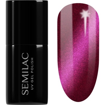 Semilac UV Hybrid Silk Effect гел лак за нокти с използване на UV/LED лампа цвят 468 Pink Cosy Essential 7ml