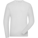 Daiber jn 1804 / Мъжка еластична тениска с дълъг ръкав - бяла xxl (02180400105)