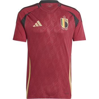 adidas Футболна фланелка Adidas Belgium Home Shirt 2024 Adults - Burgendy