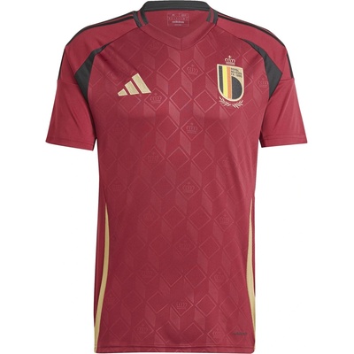 adidas Футболна фланелка Adidas Belgium Home Shirt 2024 Adults - Burgendy
