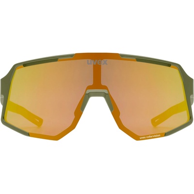 uvex Очила за колоездене Uvex Sequenze Colorvision Cat. 3 Cycling glasses - Olive Matt / Mirror Yellow - размер One Size (205-7006-0211)