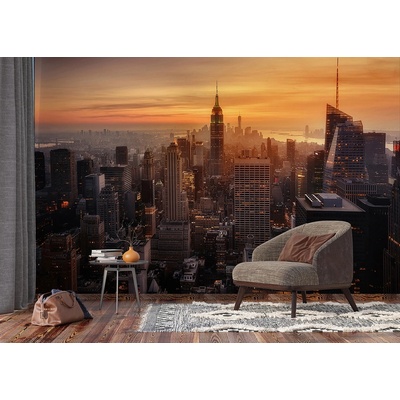 AG design FTNXXL-3011 vliesová fototapeta Skyline rozměry 360 x 270 cm