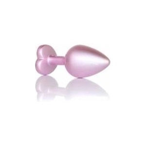 Boss of Toys Plug-Jewellery Pearl Pink Heart PLUG- Clear M