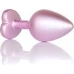  Plug-Jewellery Pearl Pink Heart PLUG- Clear M