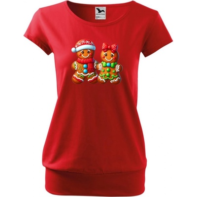 MALFINI Vánoční tričko City 2 perníky – Zbozi.Blesk.cz