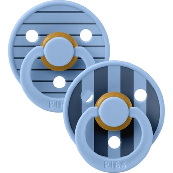 BIBS Залъгалки Bibs - Studio Colour Pin, Sky Blue Mix, 6-18 м, 2 броя (12015101)