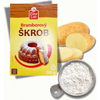Fine Life Bramborový škrob 200 g