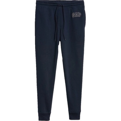 GAP V-HERITAGE LOGO jogger Bílá pánské tepláky Tmavě modrá