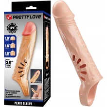 Pretty Love Penis Sleeve 1 Clear, návlek na penis