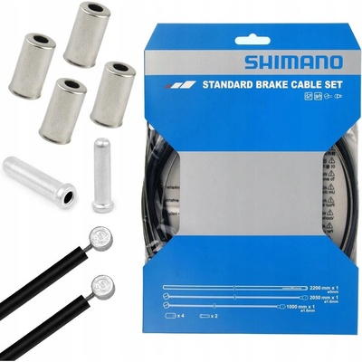 Shimano MTB brzdové bowdeny + lanká