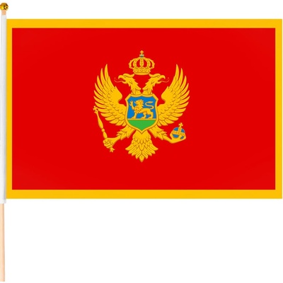 Čierna hora vlajka malá