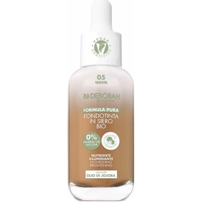 Deborah Milano Formula Pura make-up sérum Organic serum 05 Warm 30 ml