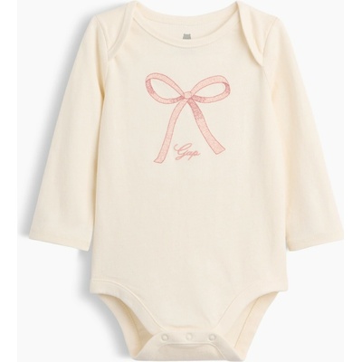 GAP Baby body s logom Béžová