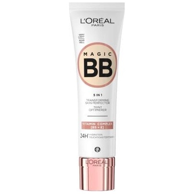 L'Oréal Magic BB 5in1 Transforming Skin Perfector хидратиращ bb крем 30 ml нюанс Very Light