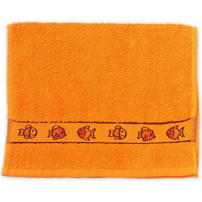 Textilomanie Detský uterák KIDS oranžový 30x50 cm