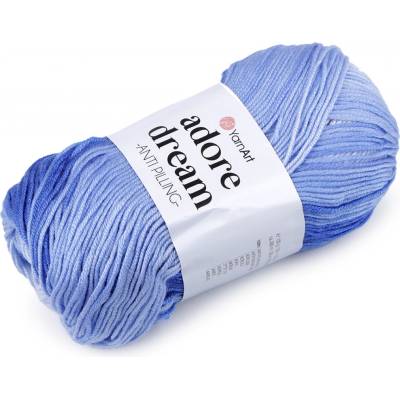 Stoklasa Pletací příze Adore Dream 100 g Balení: 1 ks, Varianta: 5 (1067) modrá světlá 5 (1067) modrá světlá
