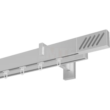 Marcin Dekor Square Line garniža RIVA oceľ dvojitá 160 - 600 cm