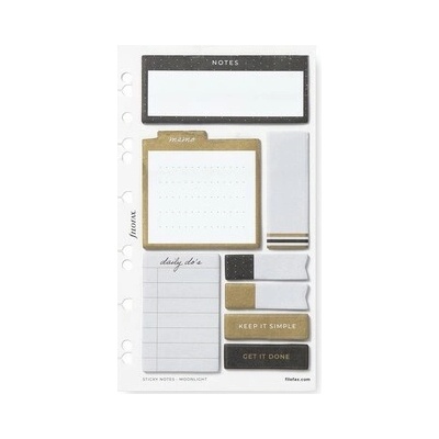 Filofax Lepiace bločky Multi Moonlight náplň osobných A5 diárov