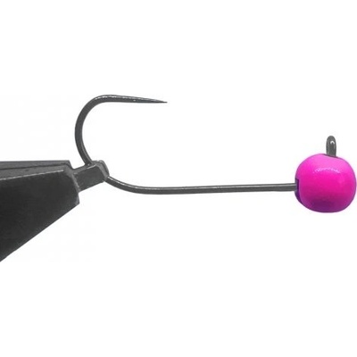 Jigovky.cz jigové hlavičky Wolframové HD Barbless Pink vel.2 2g 5 ks