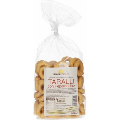 Dolce Bontà talianske chrumkavé taralli s pikantnou príchuťou chilli 300 g