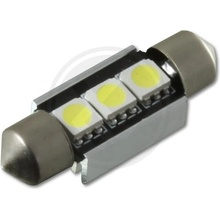 Interlook LED 3 SMD 5050 bílá CAN BUS 36mm C5W 12V 0,6W